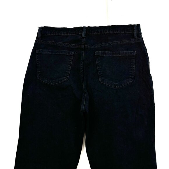 Gloria Vanderbilt Amanda Straight Leg Women's size 12P Black Denim jeans - Picture 4 of 4